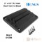 Hengs Industries 3" x 5.5" RV Wall Dent Vent - Black - DV35B