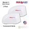 Maxxair II Large Vent Cover -  White - 2-PACK - Translucent made for covering most 14x14" Vents