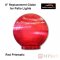Polymer Products Acrylic Patio Light Replacement Globe - Red Prismatic - 6" Diam. with 1/2" Base